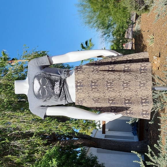 Marc Jacobs Silk Mini Skirt 2 XS Python Snakeskin Snake Print A-Line Swing - Picture 12 of 15